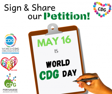 World CDG Day Petition Sample Post
